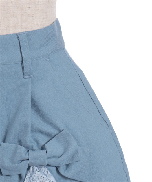 レースフリルデニムスカート | axes femme online shop