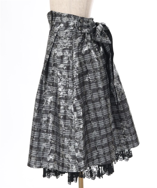 メタリック×チェック柄スカート | outlet | axes femme online shop メタリック×チェック柄スカート | outlet | axes femme online shop
