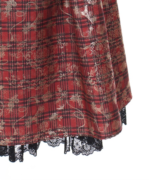 メタリック×チェック柄スカート | 衣料 | axes femme online shop メタリック×チェック柄スカート | 衣料 | axes femme online shop