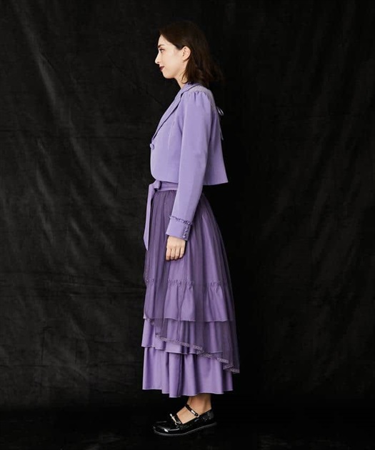 チュール×ティアードスカート | outlet | axes femme online shop チュール×ティアードスカート | outlet | axes femme online shop