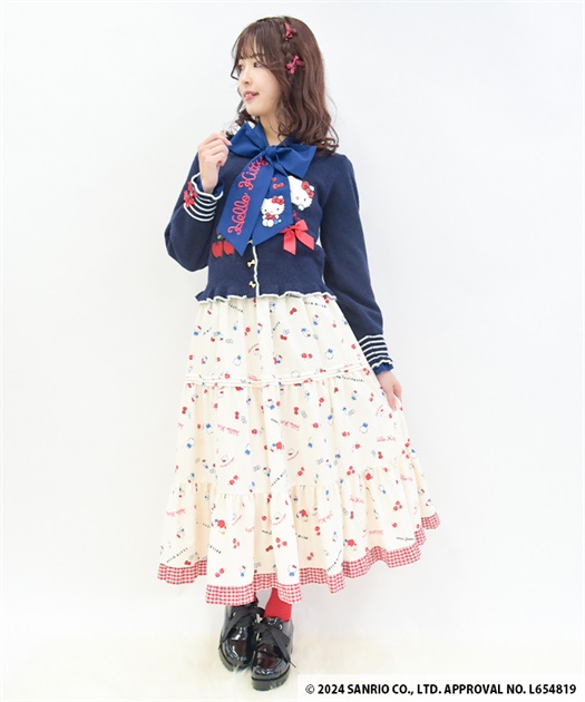 ハローキティプリントスカート | レディース服・レディース ハローキティプリントスカート | レディース服・レディース