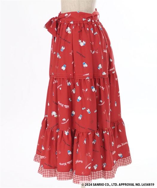 ハローキティプリントスカート | レディース服・レディース ハローキティプリントスカート | レディース服・レディース