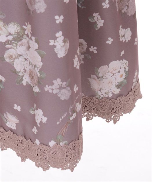 ローズリース柄スカート | outlet | axes femme online shop ローズリース柄スカート | outlet | axes femme online shop