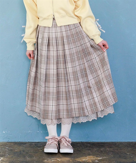チェック柄プリーツスカート【予約】 | axes femme | axes femme チェック柄プリーツスカート【予約】 | axes femme | axes femme