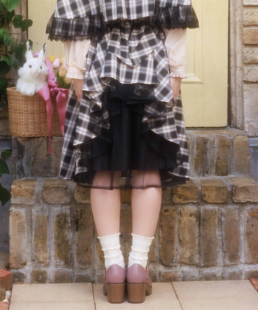リボン付バックフリルスカート | POETIQUE | axes femme online shop