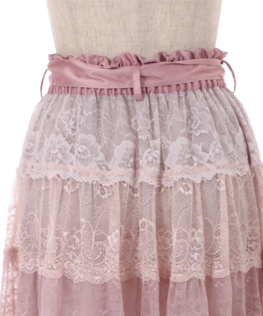 グラデカラーレーススカート | outlet | axes femme online shop