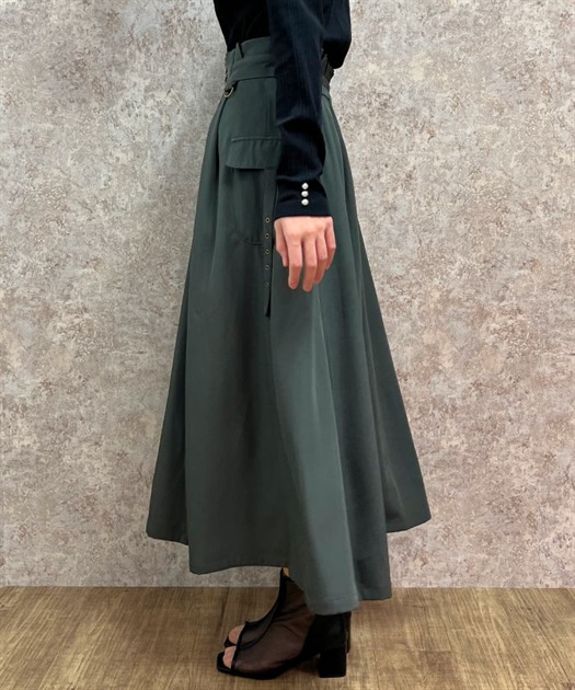 ポケット付フロントジップスカート | outlet | axes femme ポケット付フロントジップスカート | outlet | axes femme
