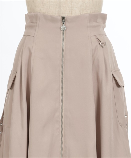 ポケット付フロントジップスカート【10%OFF対象商品】 | axes femme | axes femme online shop ポケット付フロントジップスカート【10%OFF対象商品】 | axes femme | axes femme online shop