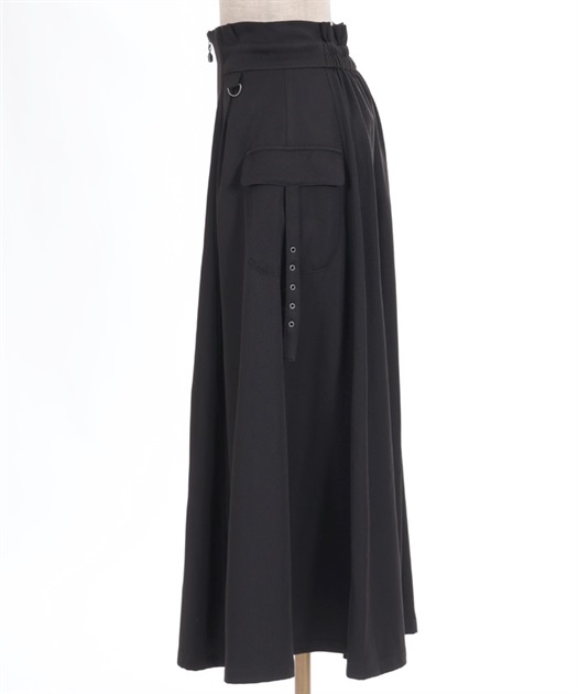 ポケット付フロントジップスカート | outlet | axes femme ポケット付フロントジップスカート | outlet | axes femme