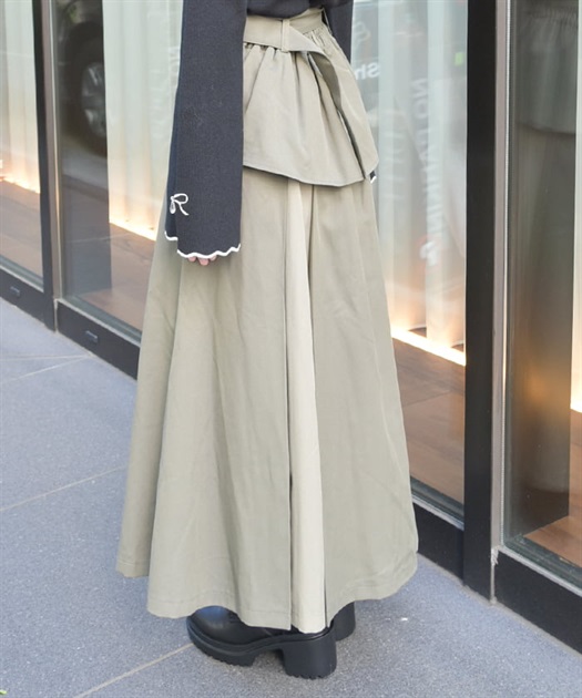 コルセットレイヤード風スカート | axes femme | axes femme コルセットレイヤード風スカート | axes femme | axes femme