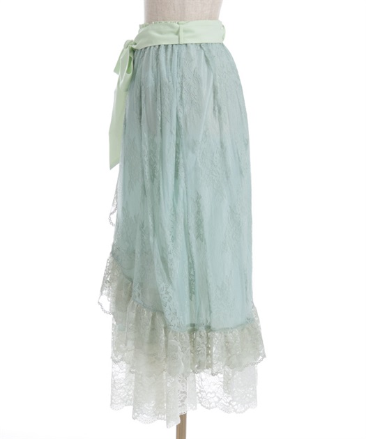 グラデレースフリルスカート | axes femme | axes femme online shop