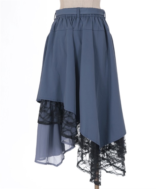 ベルト付イレヘムロングスカート | outlet | axes femme online shop ベルト付イレヘムロングスカート | outlet | axes femme online shop