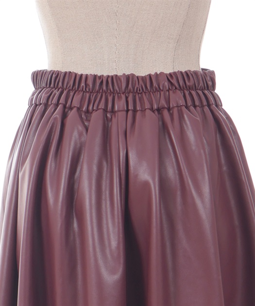フェイクレザースカート | POETIQUE | axes femme online shop フェイクレザースカート | POETIQUE | axes femme online shop