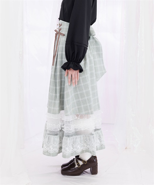 バックリボンハイウエストスカート | POETIQUE | axes femme online shop