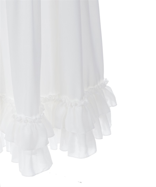 ロングフリルペチスカート | レディース服・レディース