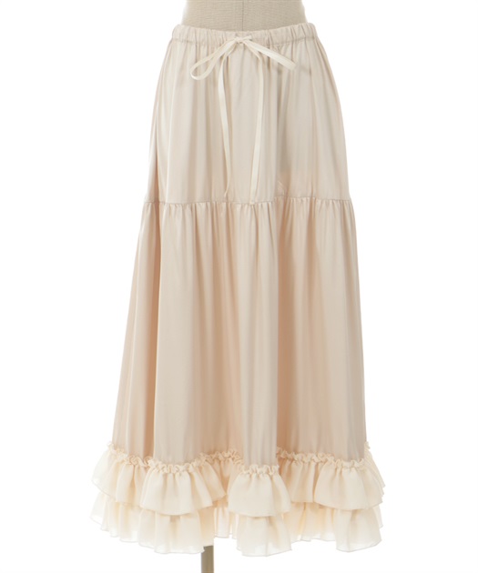 ロングフリルペチスカート | kawaii | axes femme online shop ロングフリルペチスカート | kawaii | axes femme online shop