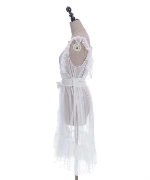 ドットチュールハーフエプロン | 雑貨 | axes femme online shop