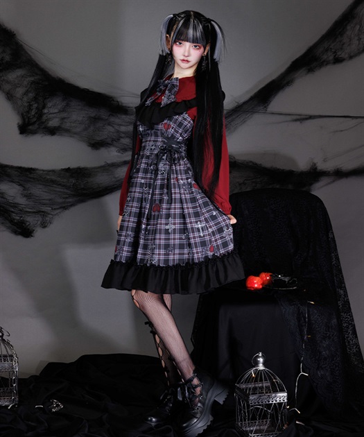 ナイトメアチェックワンピース | axes femme online shop