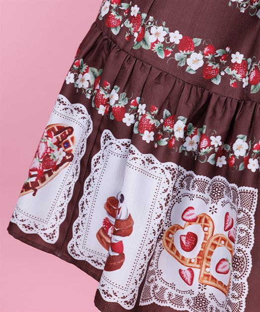 ベイクドベリーロング丈ジャンパースカート【ランク限定Web先行販売