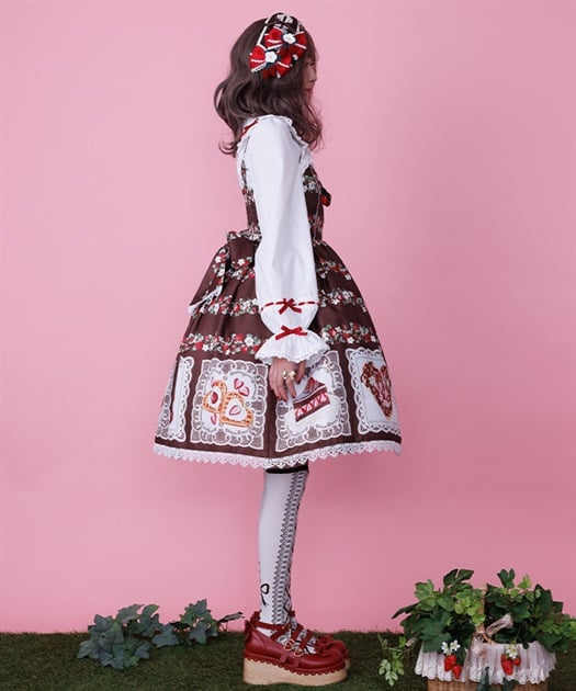 ベイクドベリージャンパースカート | Chalmiere | axes femme onlineshop