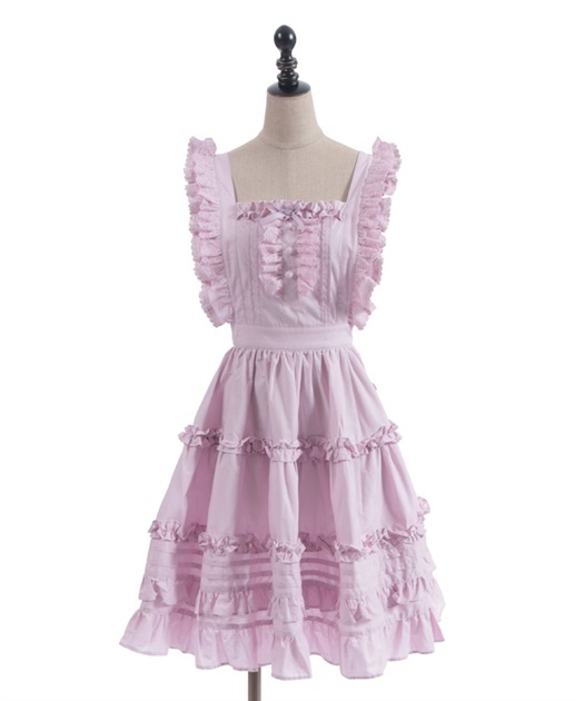 コットンフリルエプロン | Chalmiere | axes femme onlineshop