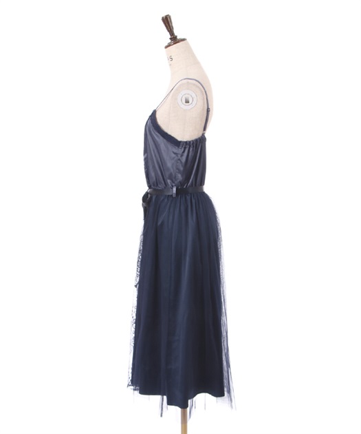 レース×チュールキャミワンピ | outlet | axes femme online shop レース×チュールキャミワンピ | outlet | axes femme online shop