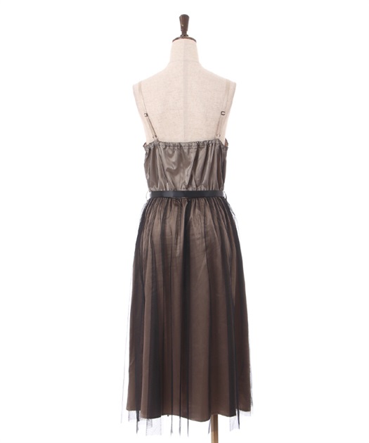 レース×チュールキャミワンピ | outlet | axes femme online shop