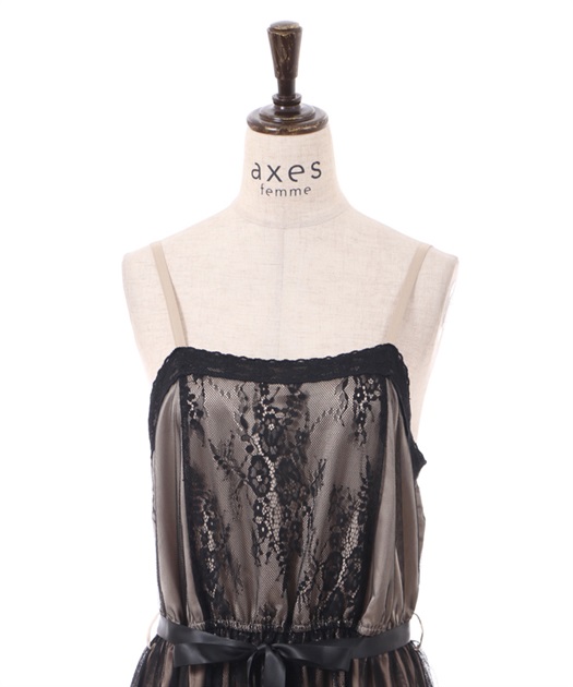 00s 希少 axes femme ビッグリボン ドットチュール レースキャミ 00s 希少 axes femme ビッグリボン ドットチュール レースキャミ