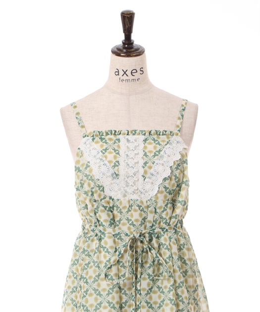 axes femme キャミ リボン タンクトップ - トップス