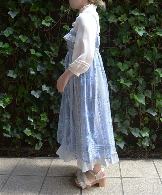 紫陽花柄Aラインワンピース | outlet | axes femme online shop