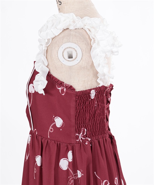 チェリー柄フリルリボンワンピース | axes femme | axes femme チェリー柄フリルリボンワンピース | axes femme | axes femme
