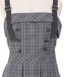 バックリボンチェック柄ジャンパースカート | 衣料 | axes femme バックリボンチェック柄ジャンパースカート | 衣料 | axes femme