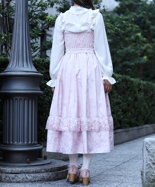 axesꕤキャミまとめ売り 桜レース×桜柄キャミワンピース【WEB先行販売】 | axes femme | axes