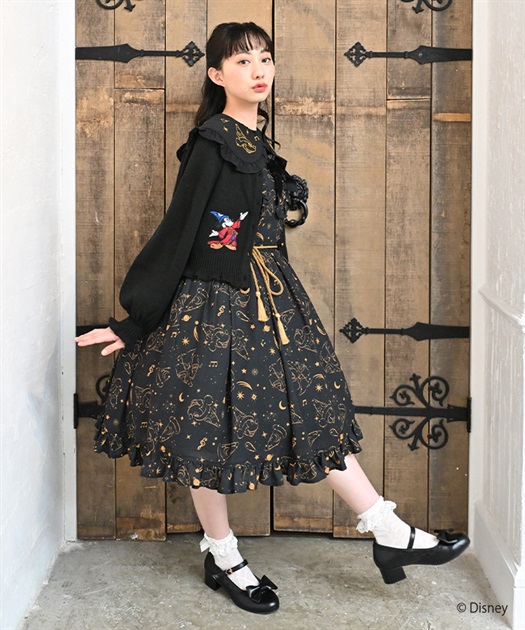 魔法使いの弟子ミッキーやホウキのデザイン！axes femme kawaii