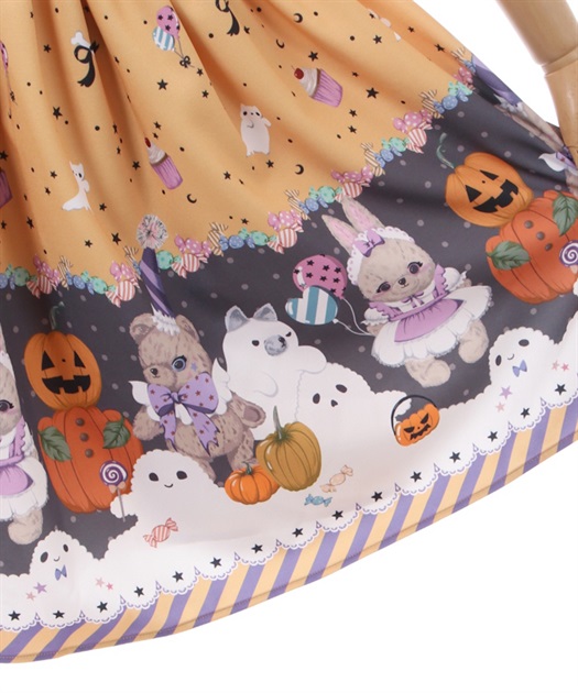 ハロウィンナイトジャンスカ | kawaii | axes femme online shop ハロウィンナイトジャンスカ | kawaii | axes femme online shop