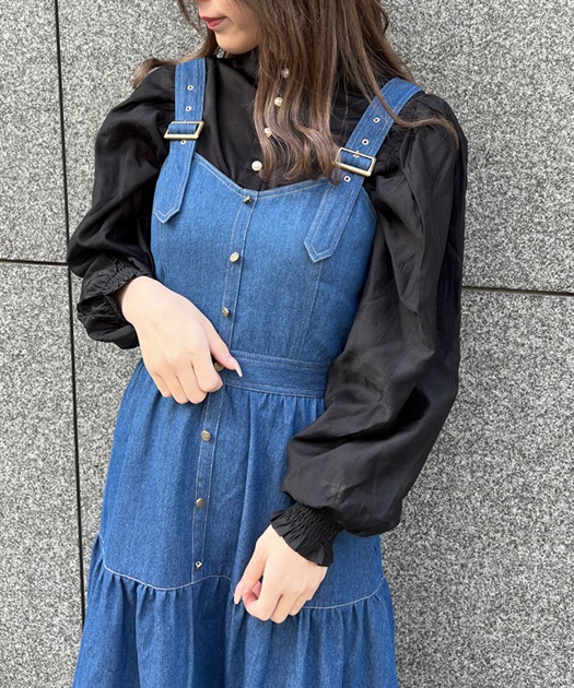 ティアードロングワンピース | outlet | axes femme online shop ティアードロングワンピース | outlet | axes femme online shop