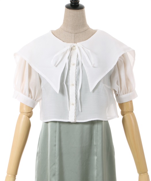 シアーブラウスセットワンピース | outlet | axes femme online shop シアーブラウスセットワンピース | outlet | axes femme online shop