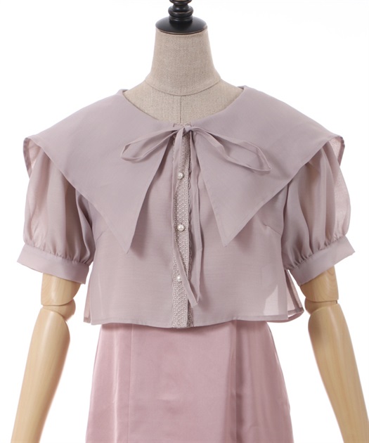 シアーブラウスセットワンピース | outlet | axes femme online shop シアーブラウスセットワンピース | outlet | axes femme online shop