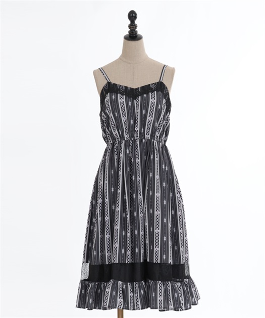 レースアップリボンキャミワンピース | outlet | axes femme レースアップリボンキャミワンピース | outlet | axes femme