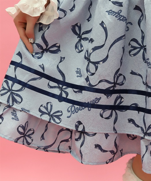 リボン柄ドールジャンパースカート【二次予約】 | POETIQUE | axes