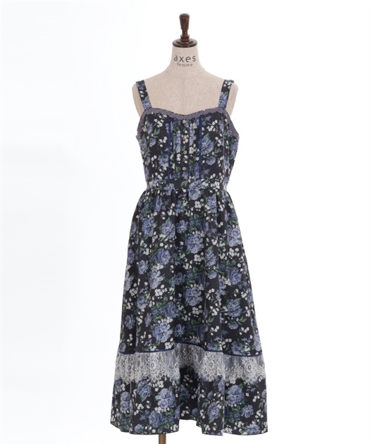 花総柄ビスチェラインジャンスカ | 衣料 | axes femme online shop 花総柄ビスチェラインジャンスカ | 衣料 | axes femme online shop