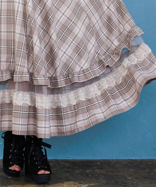 センタージップチェックジャンスカ | レディース服・レディース センタージップチェックジャンスカ | レディース服・レディース