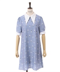 ローズセルクイユ柄サックワンピース | outlet | axes femme ローズセルクイユ柄サックワンピース | outlet | axes femme