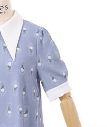 ローズセルクイユ柄サックワンピース | outlet | axes femme ローズセルクイユ柄サックワンピース | outlet | axes femme