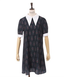 ローズセルクイユ柄サックワンピース | outlet | axes femme ローズセルクイユ柄サックワンピース | outlet | axes femme