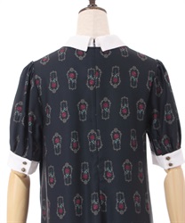 ローズセルクイユ柄サックワンピース | outlet | axes femme ローズセルクイユ柄サックワンピース | outlet | axes femme