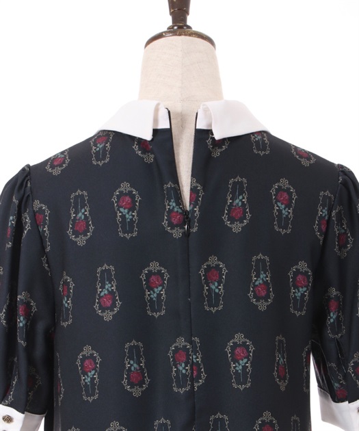 ローズセルクイユ柄サックワンピース | outlet | axes femme