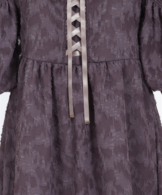 シアージャカードバルーンワンピース | 衣料 | axes femme シアージャカードバルーンワンピース | 衣料 | axes femme