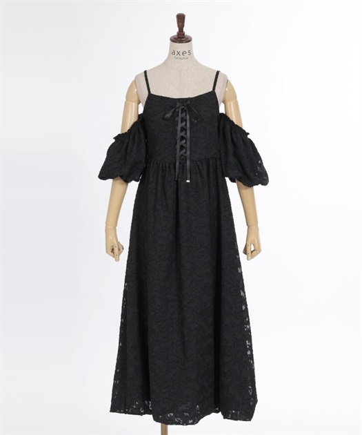 シアージャカードバルーンワンピース | 衣料 | axes femme シアージャカードバルーンワンピース | 衣料 | axes femme