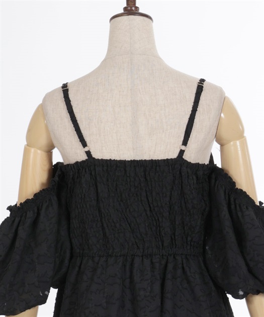 シアージャカードバルーンワンピース | 衣料 | axes femme シアージャカードバルーンワンピース | 衣料 | axes femme